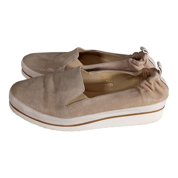 Softwaves Terracare Elyse Slip-On Shoe Loafer Cream Leather Womens 38.5/US 7.5-8 - Picture 8 of 11